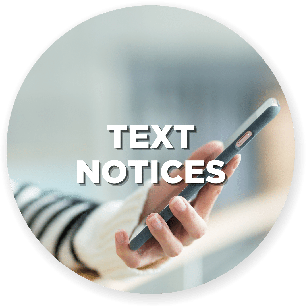 Text Notices