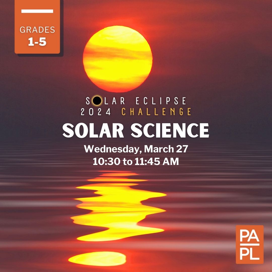 Solar Science Wednesday March 27 10:30 to 11:45 AM